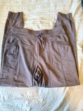 32 Degrees Mauve Gray Drawstring Joggers